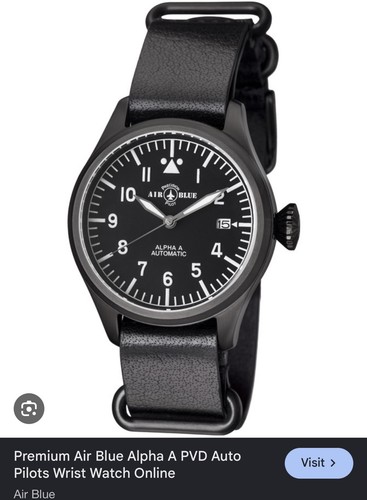 Air blue alpha automatic - automatic, pvd