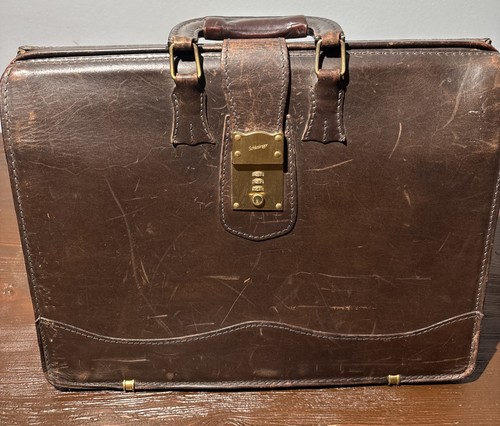 Vtg schlesinger cowhide - schlesinger,