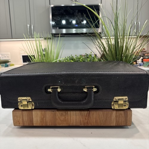 Vintage black leather - vintage,
